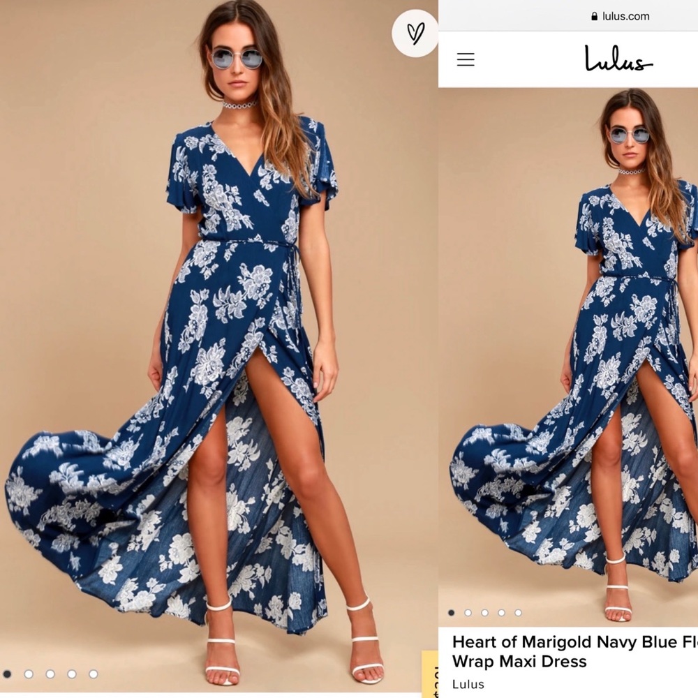 NWT Lulus Wrap Dress